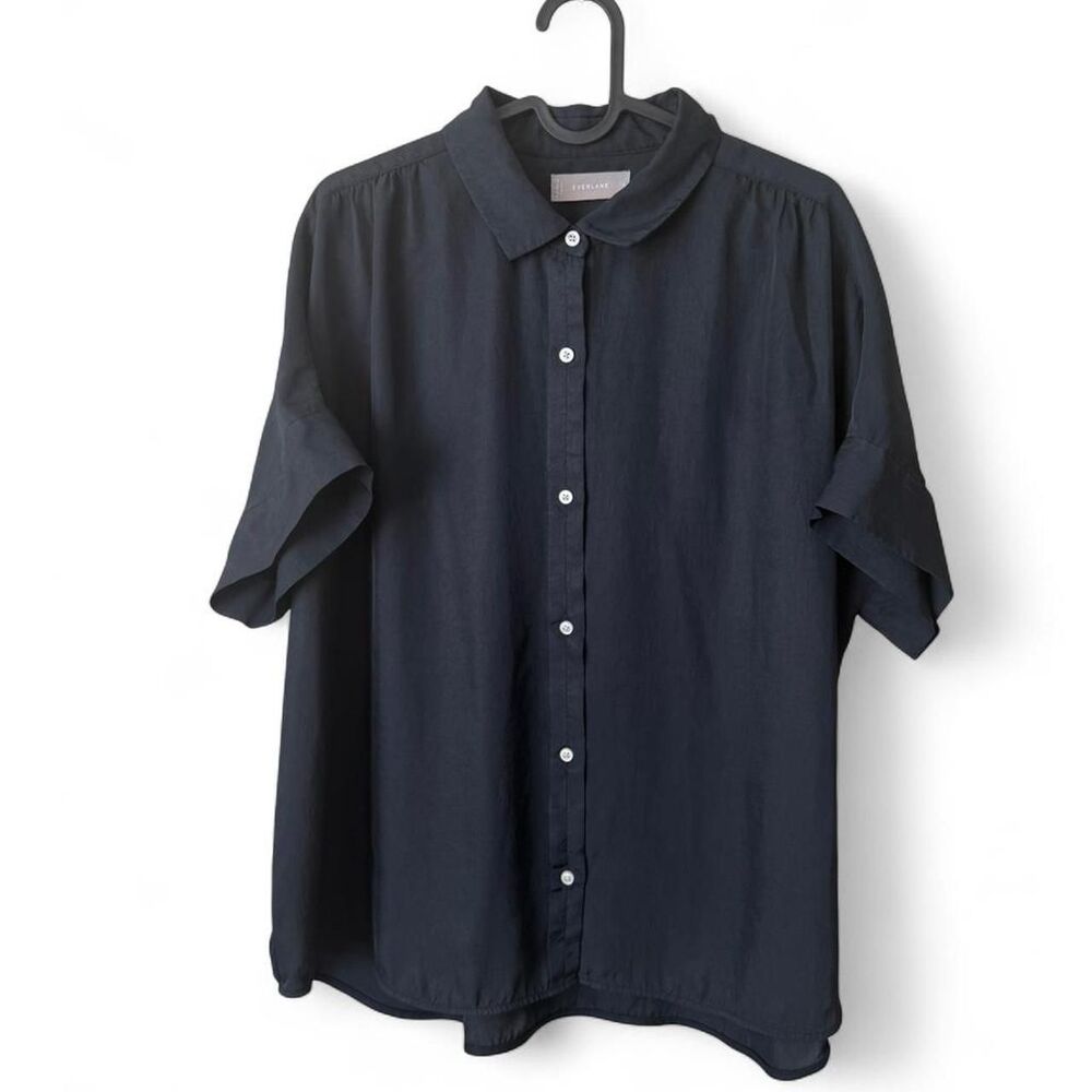 Everlane Women's Black Blouse